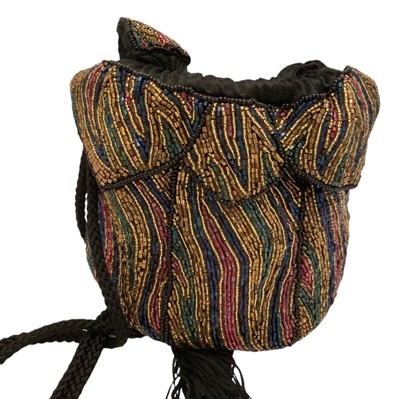 None Handbags - Vintage Beaded‎ Evening Bag